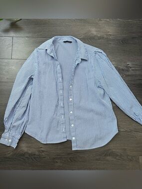 Zara Striped Button Down